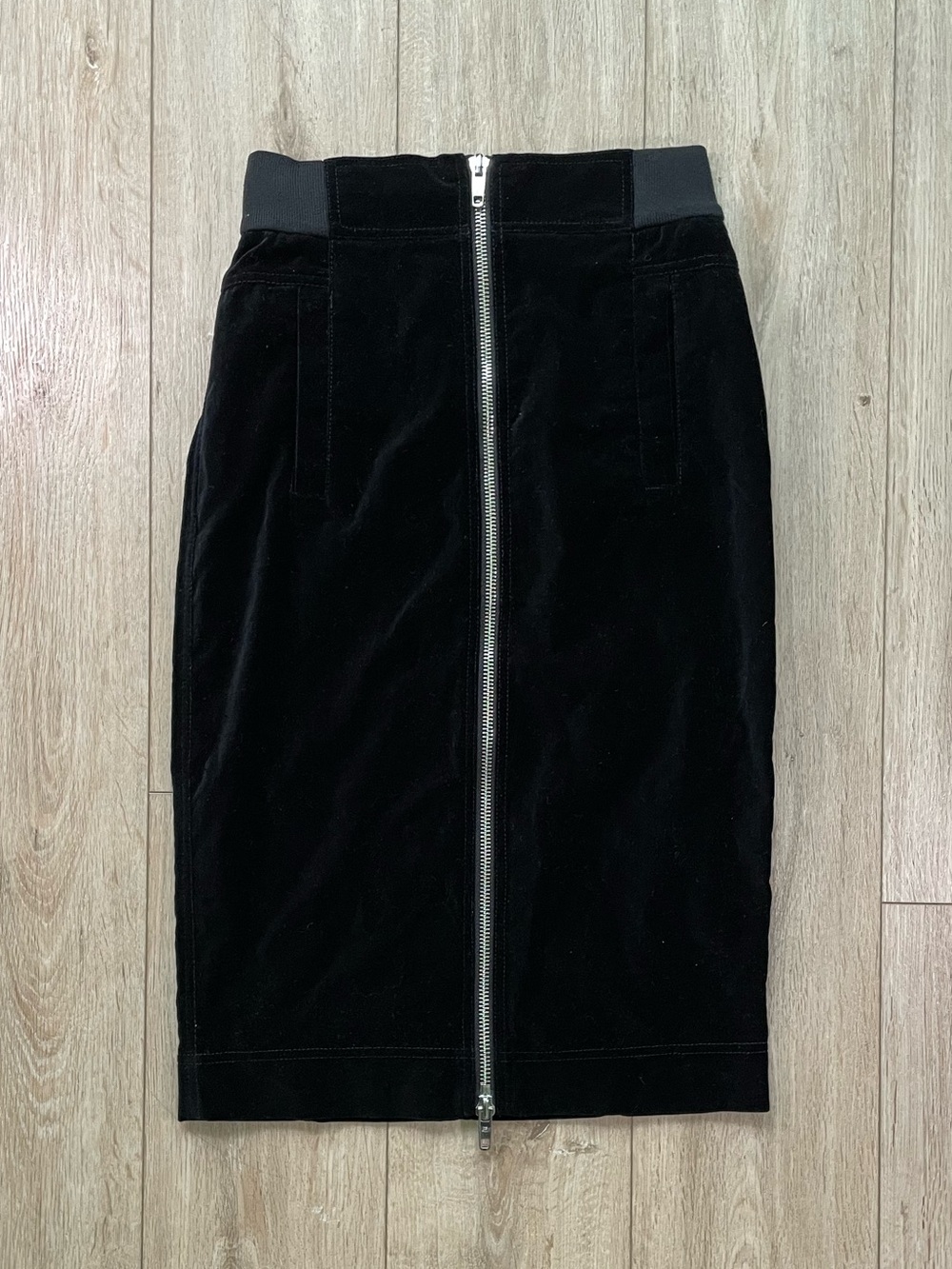 Marc Jacobs Zip Front Pencil Skirt, Black